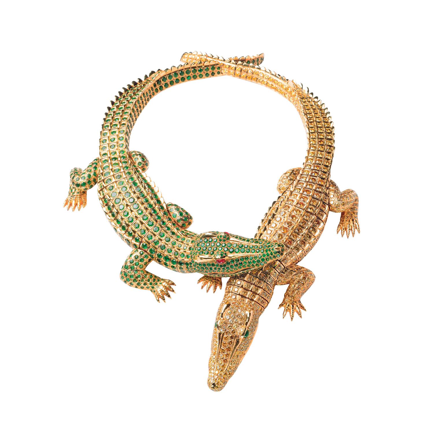Collar de Cocodrilos — Cartier, 1975