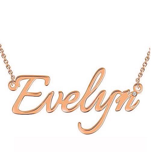 PERSONALIZED MONOTYPE NAME NECKLACE