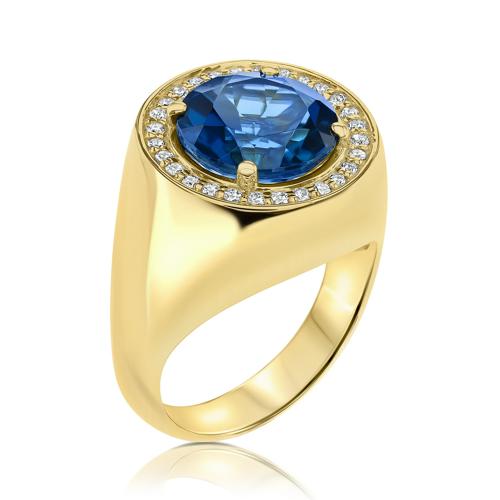 THE MAGNIFICENT BLUE TOPAZ RING