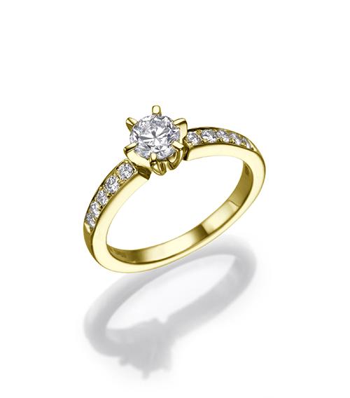 ARCHIE ENGAGEMENT RINGS 6 PRONGS