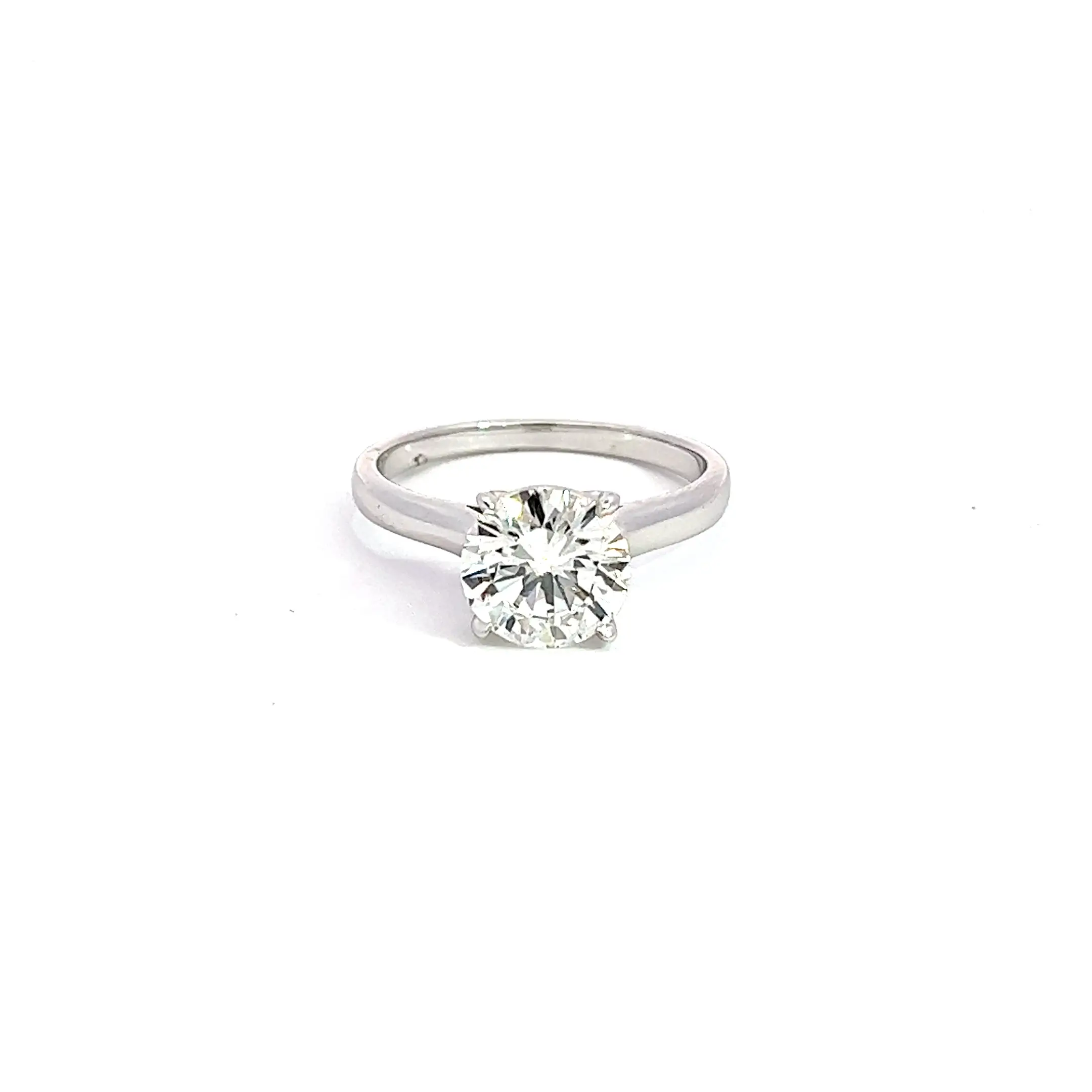 Round Diamond Ring 2.66 Carat