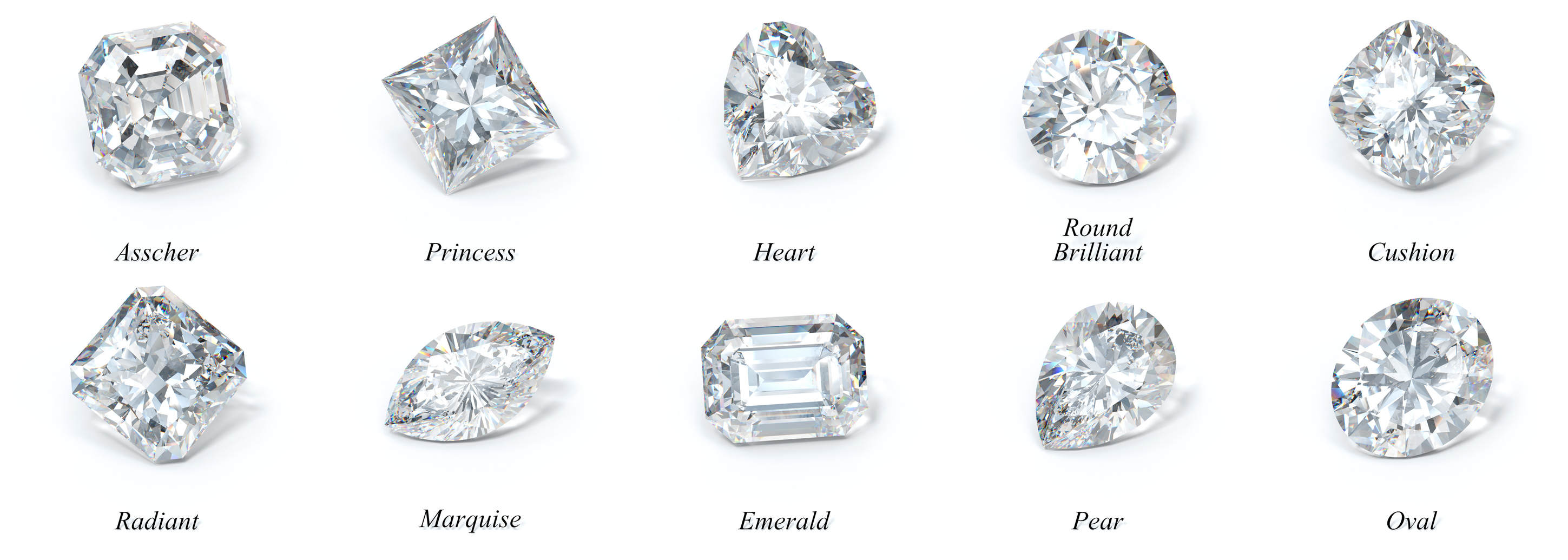 Formas de diamante