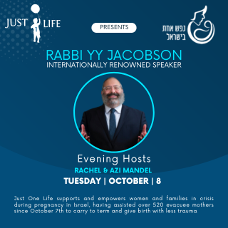 Rabbi YY Jacobson: Reflecting on the One-Year Anniversary of October 7th  | Just One Life Event