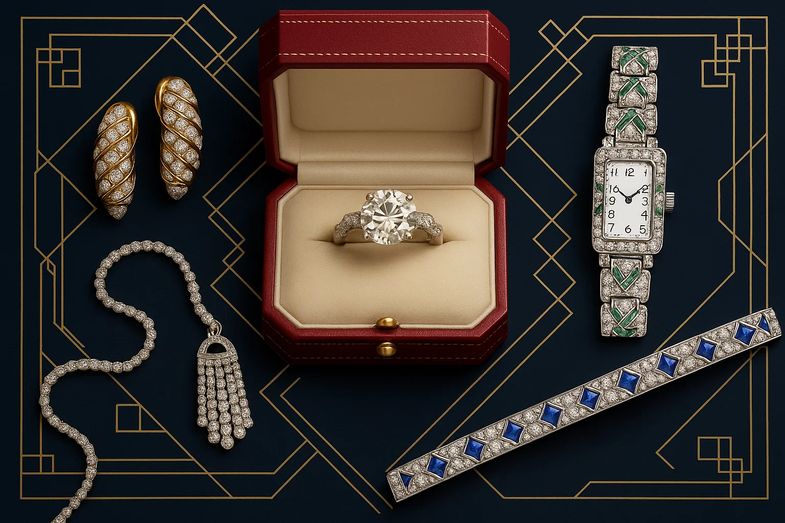 5 bijoux Art Déco iconiques de Cartier, Boucheron et d'artisans suisses