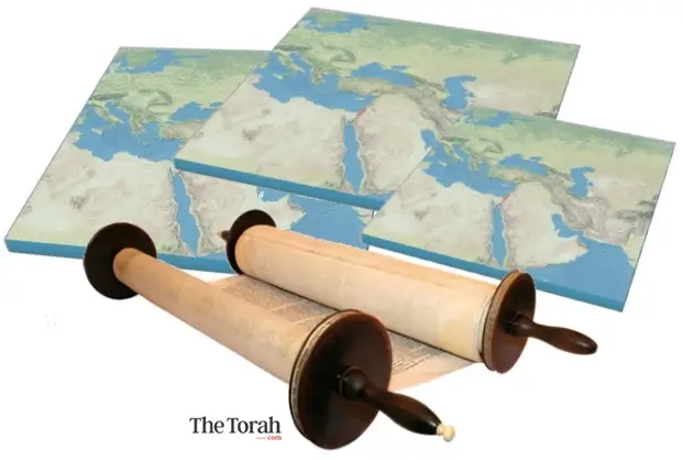  שלוש המפות המקראיות של ארץ ישראל: קטנה, בינונית וגדולה
