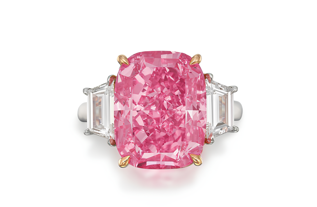 The Eternal Pink: anello con diamante rosa da 10,57 ct, classificazione Fancy Vivid