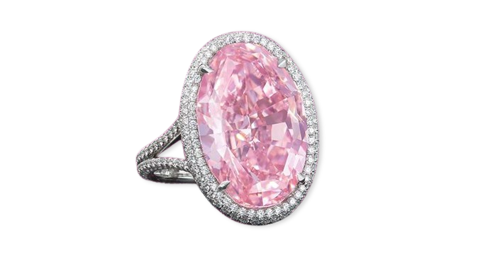 Pink Promise: 14.93 ct pink oval diamond