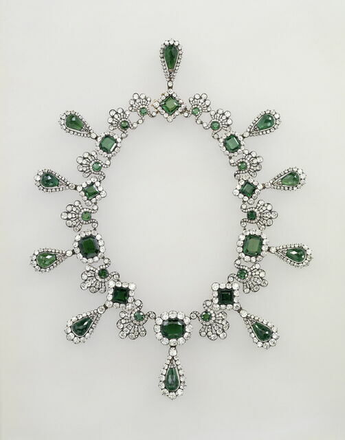 Collier en émeraudes de la parure de Marie-Louise