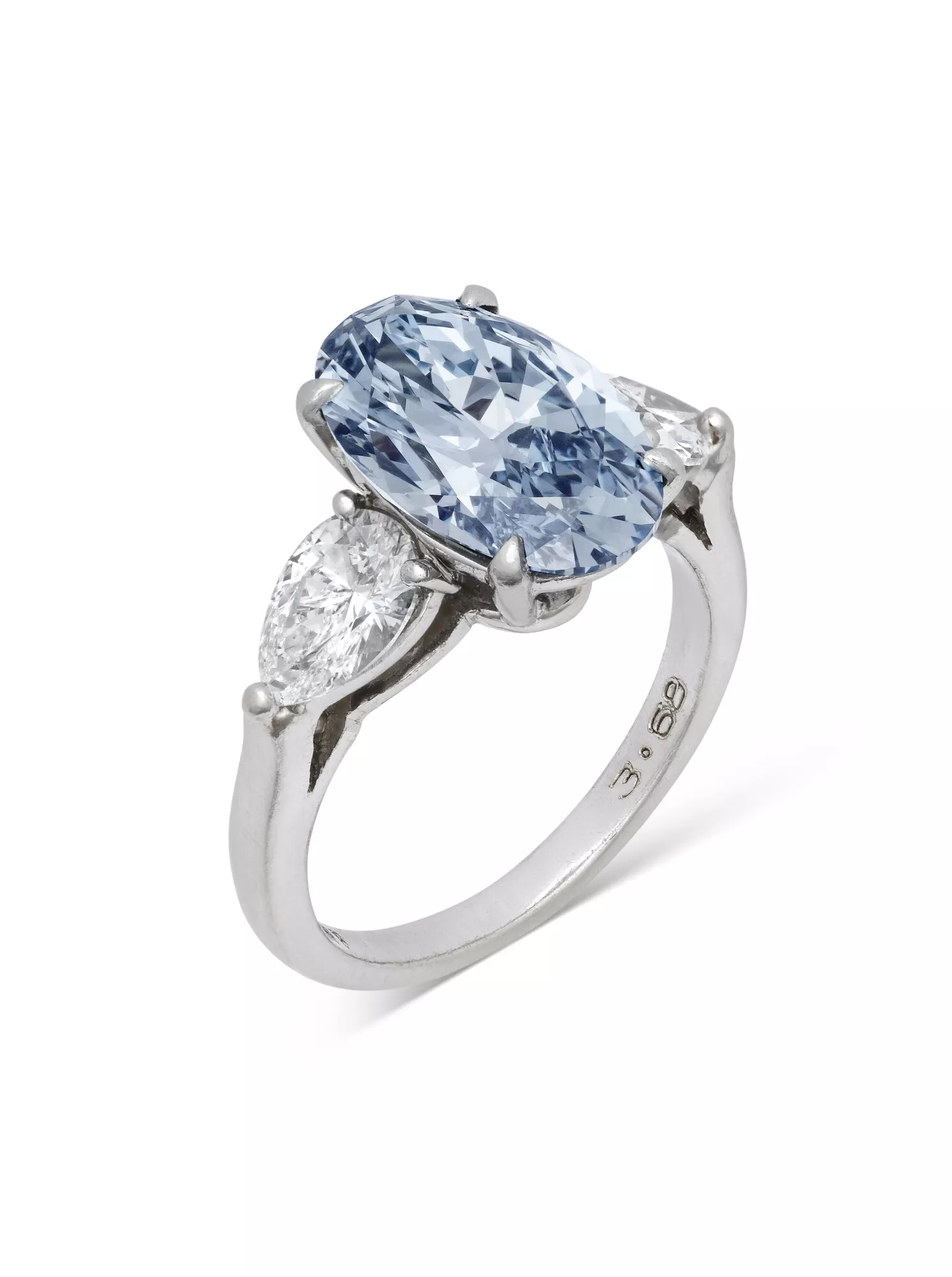 Anello con diamante “Fancy-Vivid-Blue” di Graff